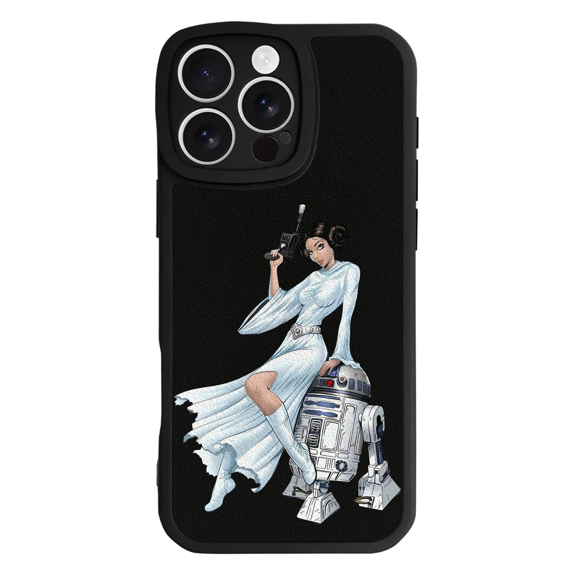 （画像用） スター・ウォーズ Star Wars 【iPhone 16シリーズ対応】シリコンスマホケース（レザー調） 材質：シリコン